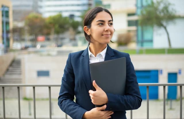 Fresh graduate at work
