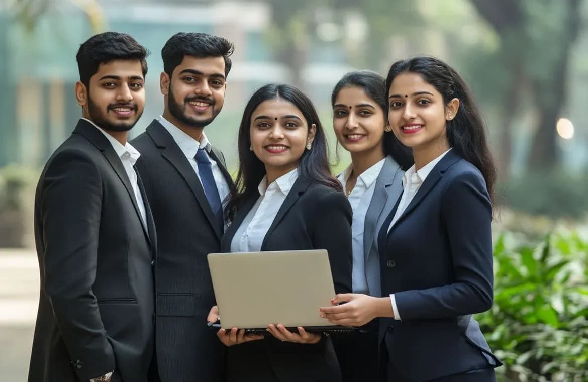 A group of PGDM students