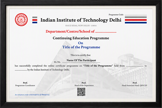 agritech iit delhi completion certificate