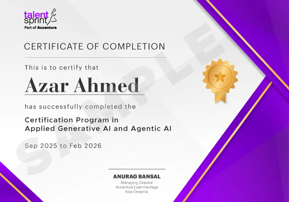 NASSCOM certification