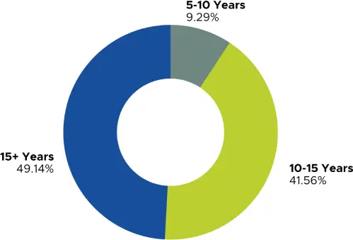 work-experience-pie-chart