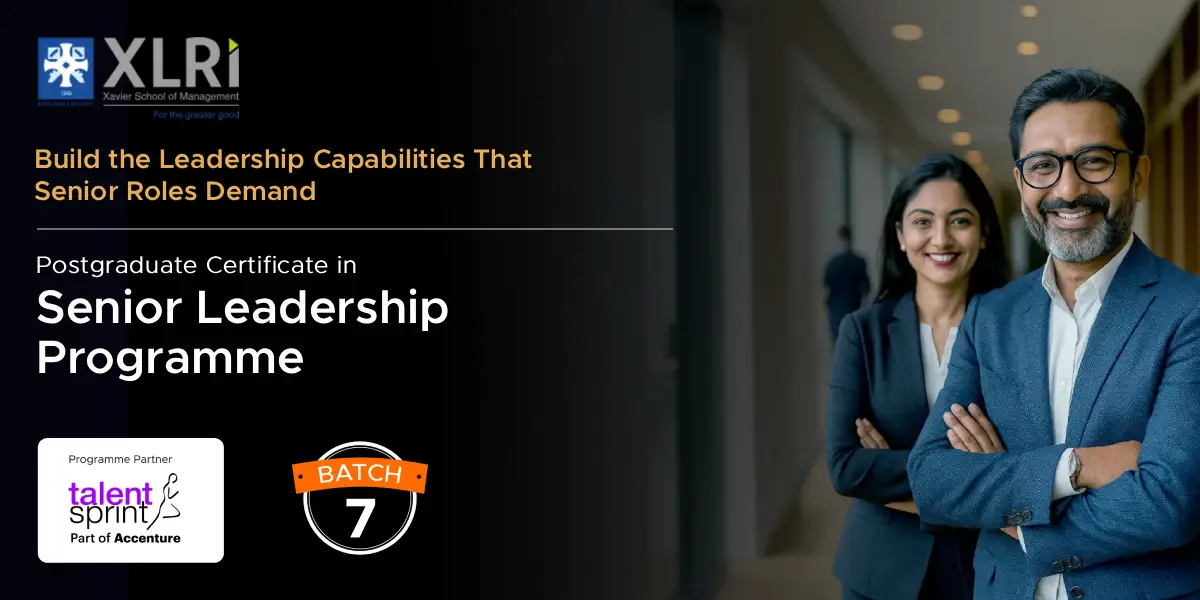 Senior Leadership Program Pg Certification At Xlri