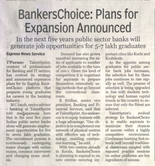 BankersChoice plans for Expansion Announced